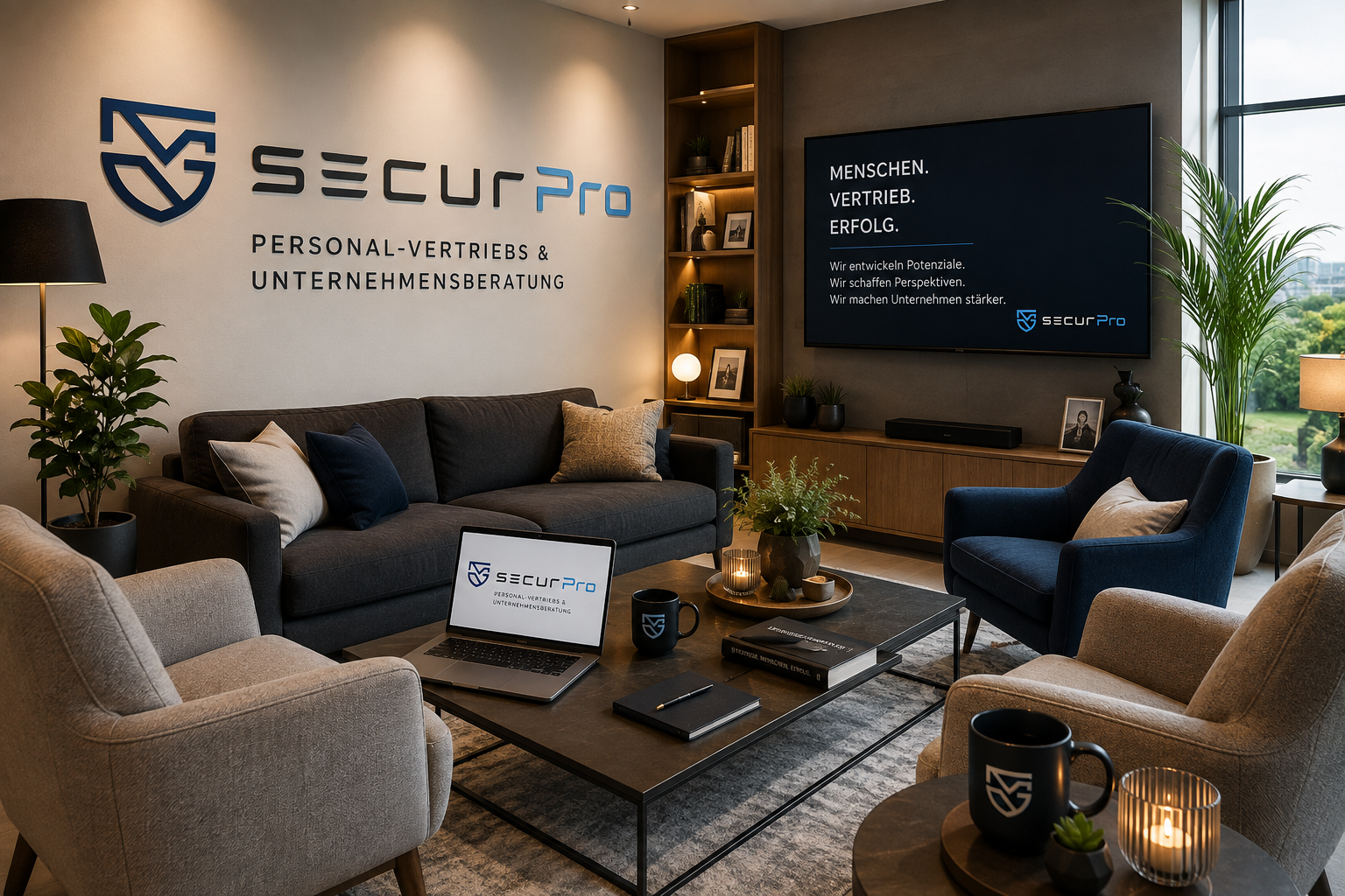 Wohnliche Secur-Pro Besprechungslounge